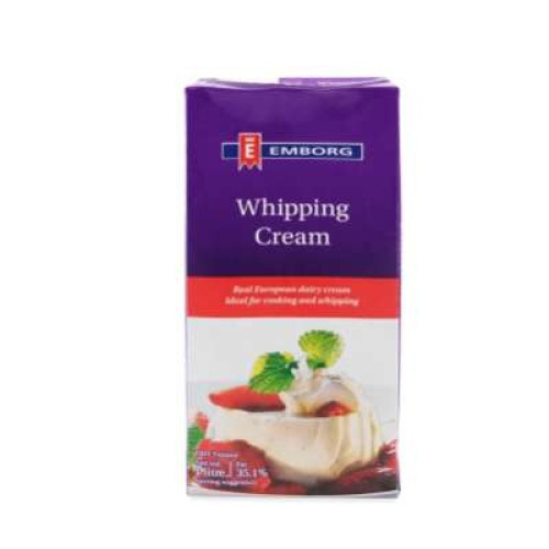 EMBORG UHT WHIPPING CREAM 1L