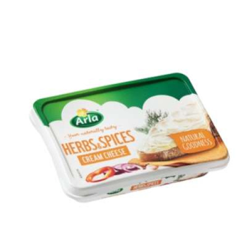 ARLA CREAM CHEESE HERBS & SPICES 150G