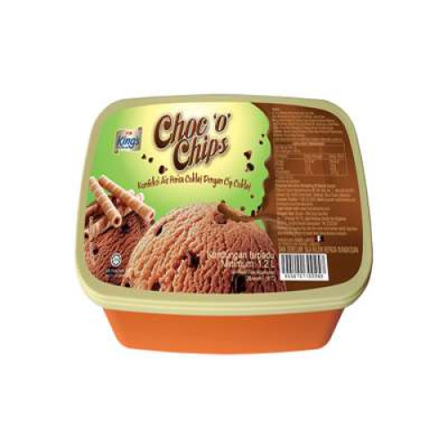 KING'S ICE-CREAM CHOC O' CHIPS 1.2L