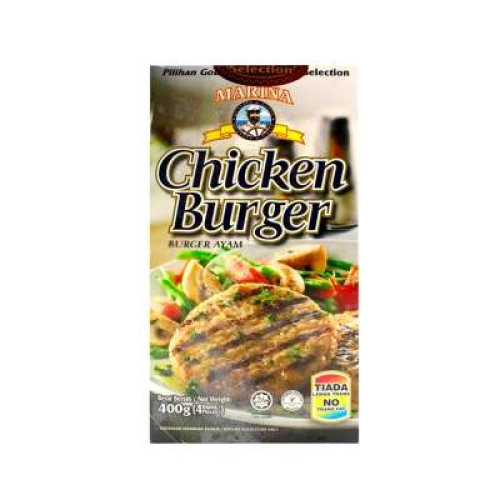 MARINA CHICKEN BURGER (ROUND) 400G