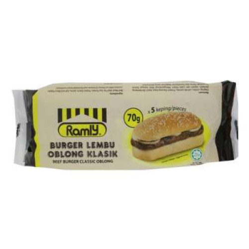 RAMLY BEEF BURGER CLASSIC OBLONG 350G