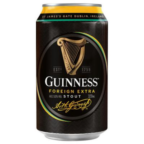 GUINNESS STOUT CAN 320ML