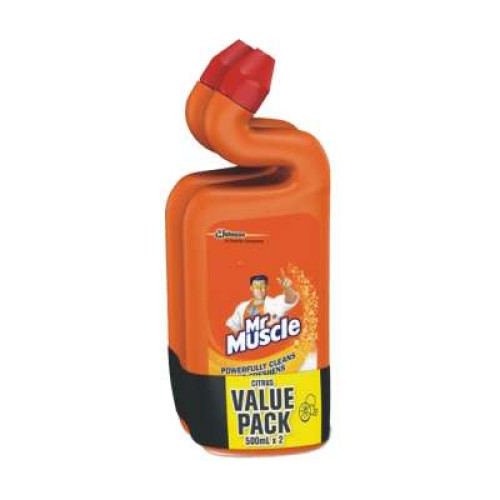 MR.MUSCLE ADV TOILET CLNR-CITRUS 500ML*2