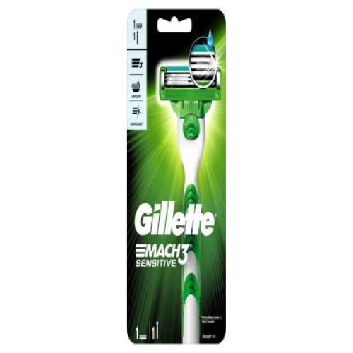 GILLETTE MACH3 SENSITIVE RAZOR 1UP