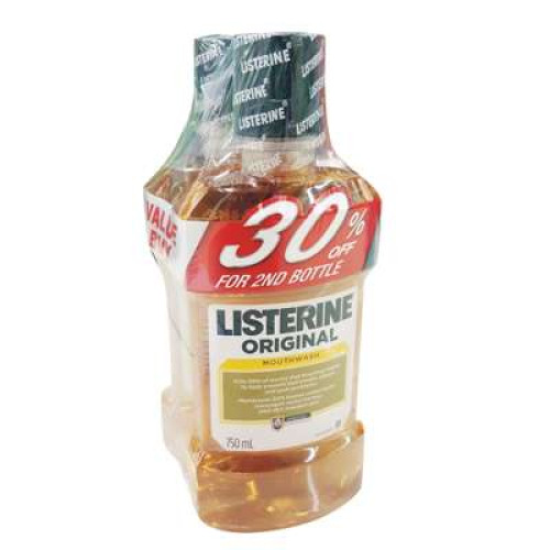 LISTERINE ORIGINAL T/P 750ML*2