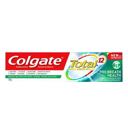 COLGATE TOTAL PRO BREATH HEALTH 150G