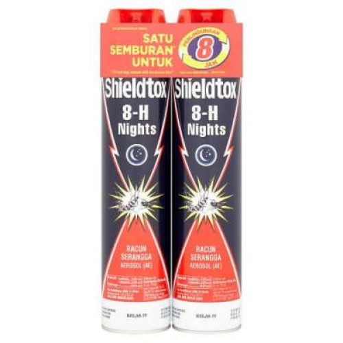 SHIELDTOX 8-H NIGHTS 525ML*2