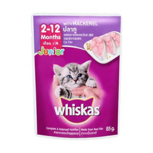 WHISKAS JUNIOR-MACKEREL 85G