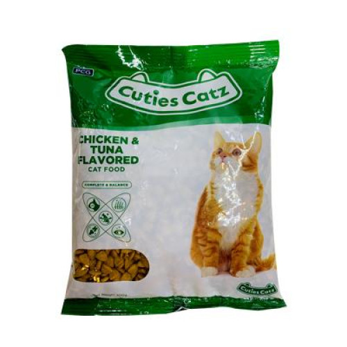 CUTIES CATZ CHICKEN & TUNA 400G