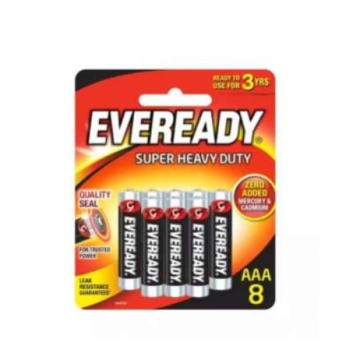 EVEREADY S.HEAVY DUTY BATTERY AAA 8S 12DBP8M