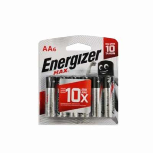 ENERGIZER MAX PLUS AA EP92BP6 6'S