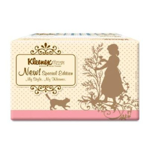 KLEENEX FACIAL TISSUE SFT 50S*3S VINTAGE