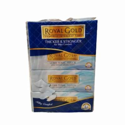 ROYAL GOLD FACIAL TISSUE 80S*4