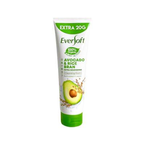 EVERSOFT AVOCADO FACIAL CLNSR EXT 20G 120G