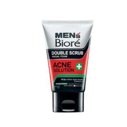 MEN'S BIORE DOUBLE SCRUB 100G