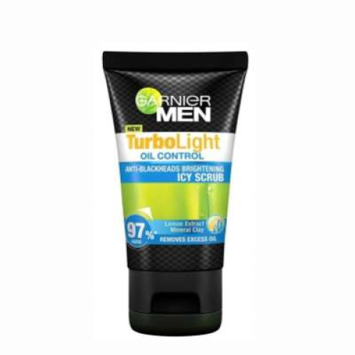 GARNIER MEN TURBOLIGHT OIL SCRUB 150ML