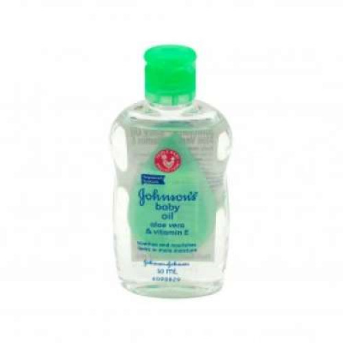 J.BABY OIL-ALOE VERA & VIT E 50ML