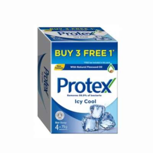 PROTEX ICY COOL BODY SOAP 3+1 75G*4S