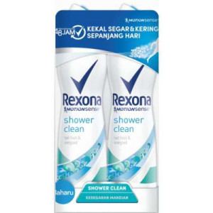 REXONA (W) SPRAY SHOWER CLEAN TP 150ML*2