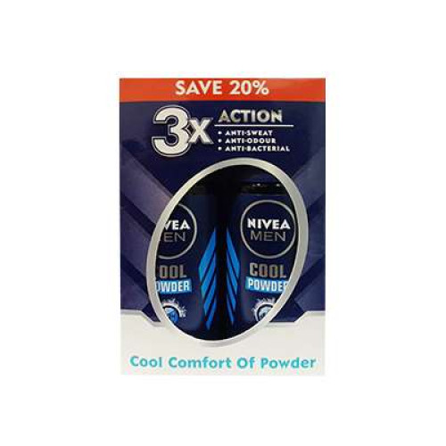 NIVEA (M) COOL POWDER R.O @20% TP 50ML*2