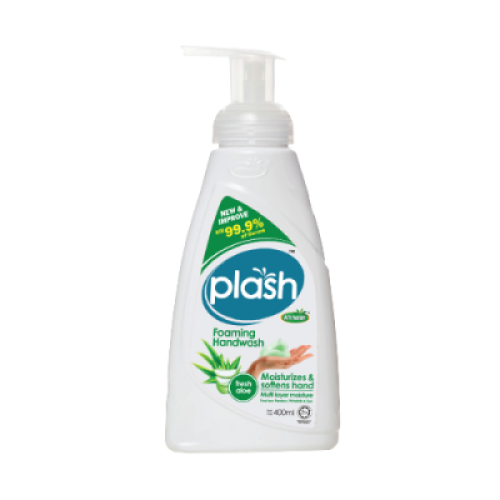 PLASH FOAMING HANDWASH FRESH ALOE 400ML