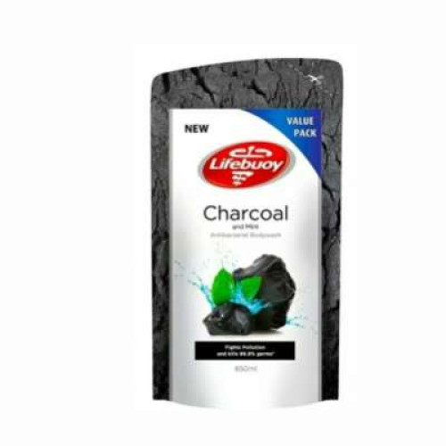 LIFEBUOY BODY WASH CHARCOAL MINT RF 850ML