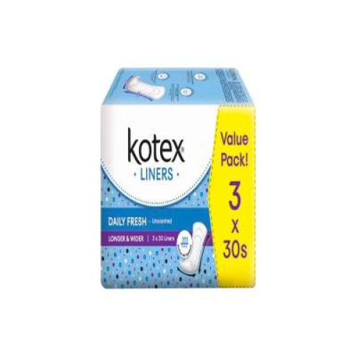 KOTEX PANTILINER L&W DAUN SIRIH 30*3