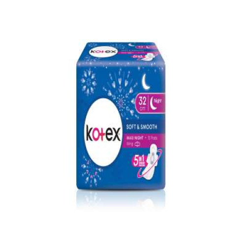 KOTEX OVERNIGHT 32CM WING 12S