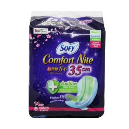 SOFY BODY FIT NIGHT WING SUM 35CM 14S  (ANTI-BAC)