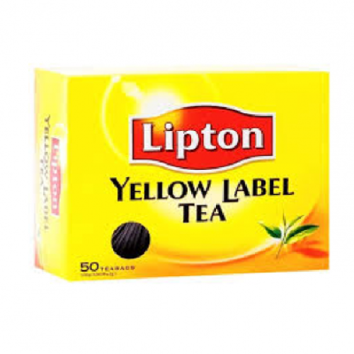 LIPTON YELLOW TEABAG 50S