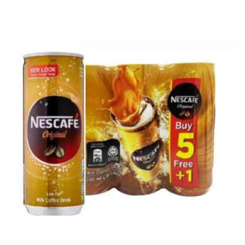 NESCAFE ORIGINAL CAN 240ML*5+1