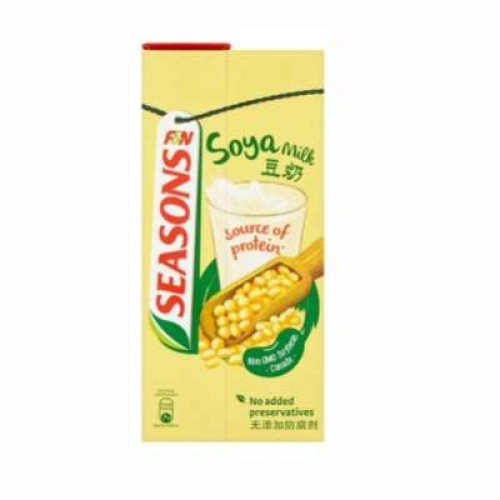 SEASONS SOYA BEAN MILK 1L