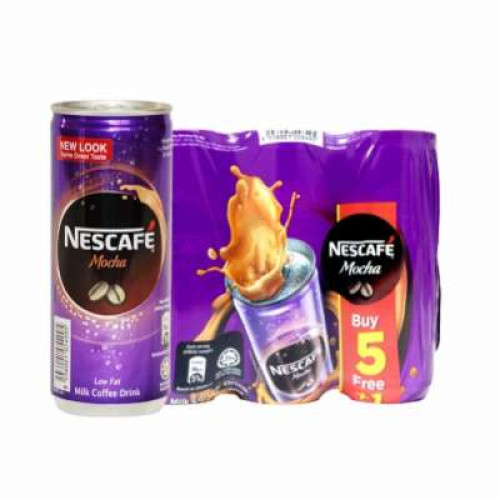 NESCAFE MOCHA CAN 240ML*5+1