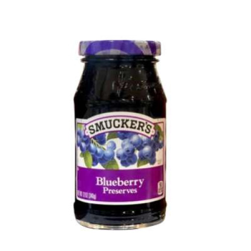 SMUCKER'S BLUEBERRY PRESERVES JAM 12OZ