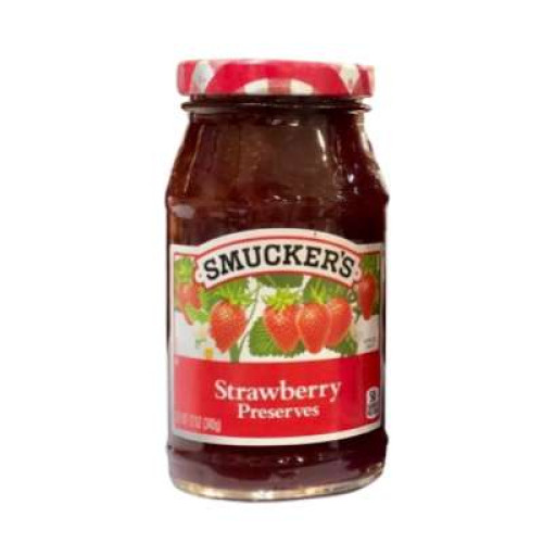 SMUCKER'S STRAWBERRY PRESERVES JAM 12OZ