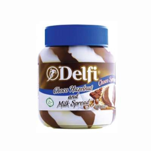 DELFI CHOCO SPREAD CHOCO HAZEL&MILK 350G