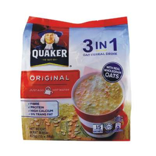 QUAKER 3IN1 ORIGINAL 28G*15