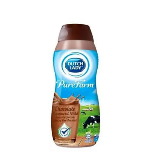 DUTCH LADY STERILISED MILK PURE FARM CHOCOLATE 225