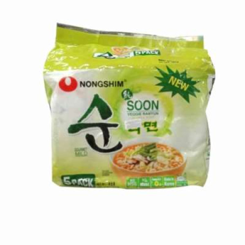 NONGSHIM SOON VEGGIE RAMYUN MULTI 112G*5