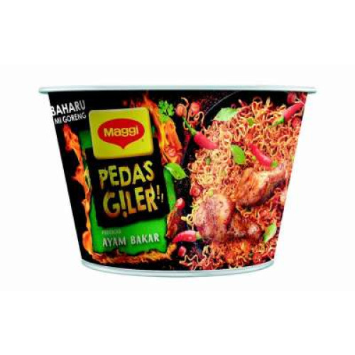 MAGGI PEDAS GILER AYAM BAKAR 98G