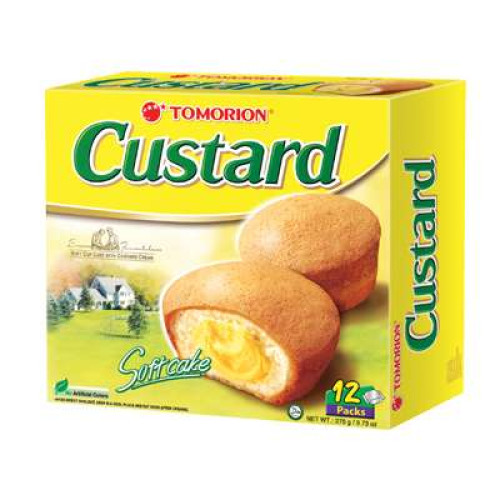 TOMORION CUSTARD SOFTCAKE 12P 276G