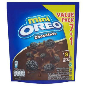 OREO MINI OREO CHOCOLATE MULTIPACK 163.2G