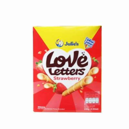 JULIE'S LOVELETTERS STRAWBERRY 100G