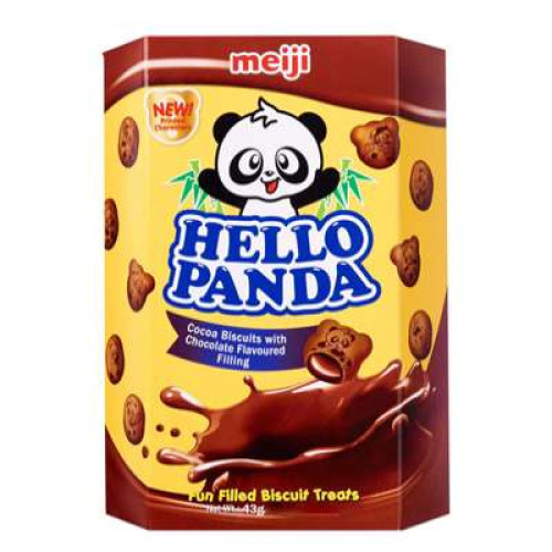 MEIJI HELLO PANDA DOUBLE CHOCO 43G