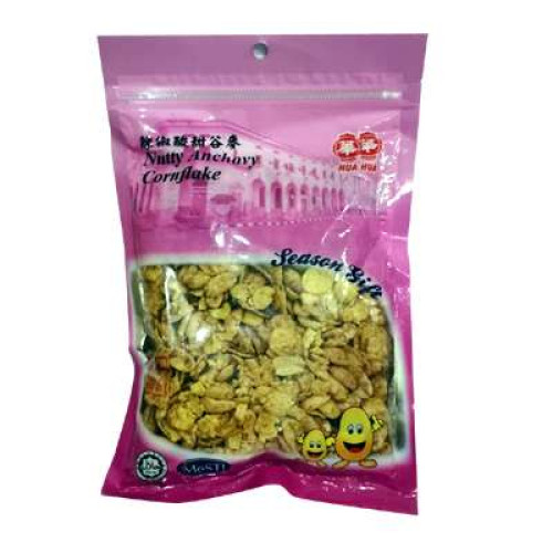 HUA HUA NUTTY ANCHOVY CORNFLAKE 280G