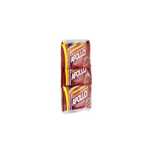 APOLLO STRAWBERRY STICK WAFERS (1042M) 12S