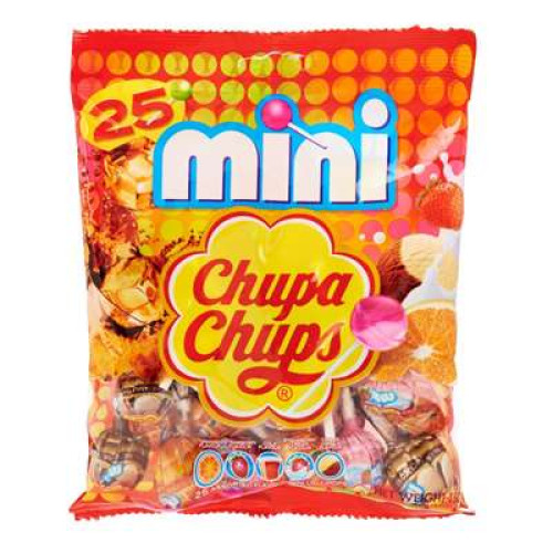 MENTOS CHUPA CHUPS BAG MINI ASST 25'S*6G