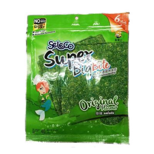 SELECO SUPER BIG BITE SEAWEED ORIGINAL 40G