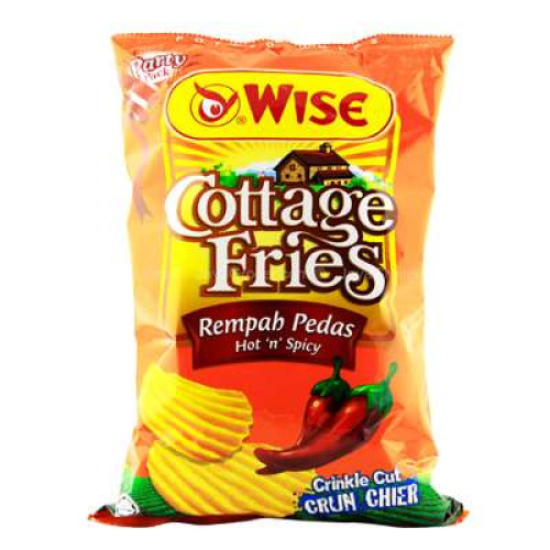 WISE COTTAGE FRIES HOT 'N' SPICY 160G