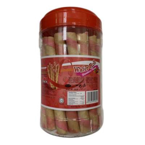 COCA WAFER ROLL - STRAWBERRY 200G